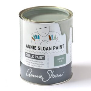 Annie Sloan tin of Duck Egg Blue paint