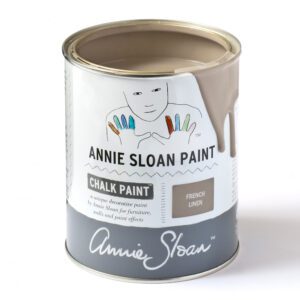 Can of Annie Sloan Chalk Paint in Pure White.