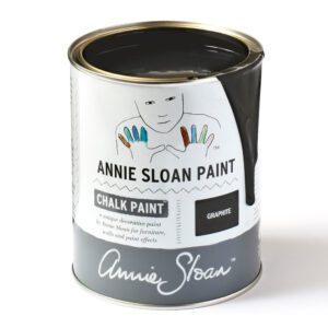 Can of Annie Sloan Chalk Paint in Paris Grey color.